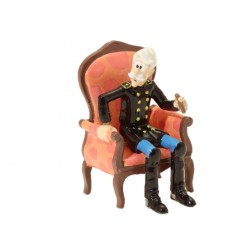 Generaal Alexander in zijn zetel