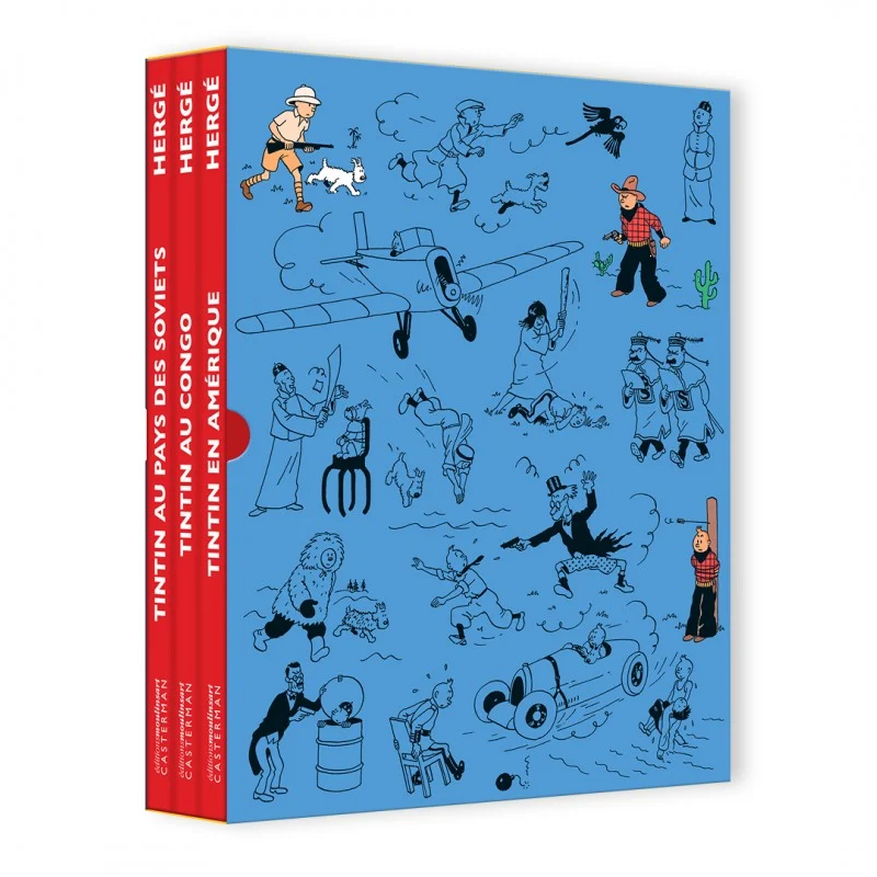 Coffret Avec Albums Tintin Coloris S Tintin