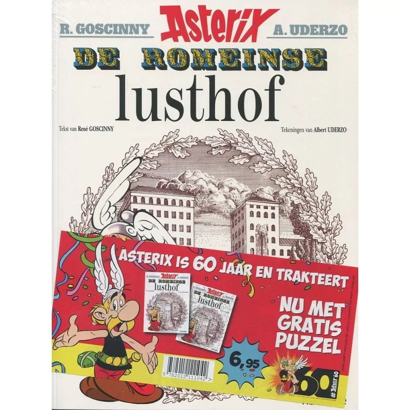 canvas Wereldrecord Guinness Book Verkeerd De Romeinse lusthof + Puzzel-Asterix - Puzzelpakket